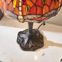 Lampa Stołowa Dragonfly flame (64092) Tiffany
