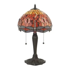 Lampa Stołowa Dragonfly flame (64092) Tiffany