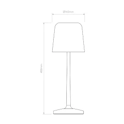 Lampa stołowa Ella Table (1470001) - Astro Lighting