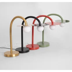 Lampa stołowa ENIGMA złota (T0054) - MAXLIGHT