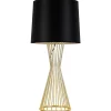 Lampa stołowa Filo Table czarno-złota 85 cm (MT1235) - Step into Design