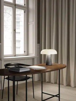 Lampa stołowa GLOSSY Nordlux E27 15W Marmur Szary