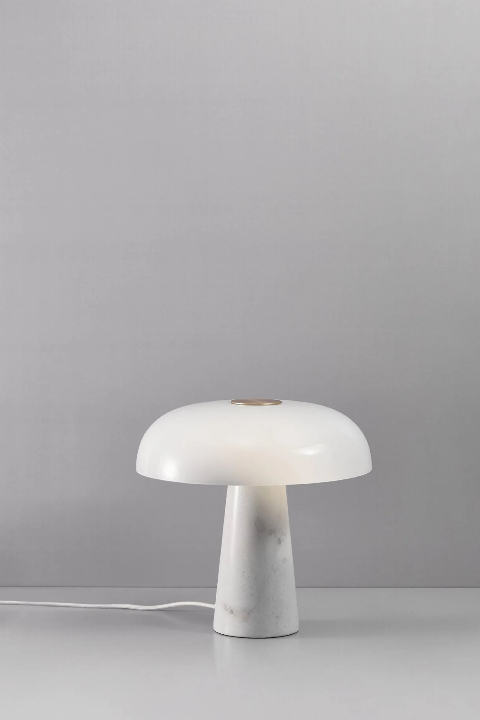 Lampa stołowa GLOSSY Nordlux E27 15W Marmur Biały