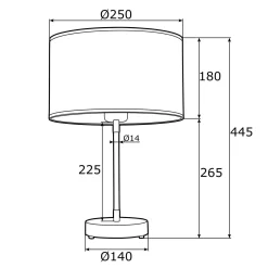 Lampa stołowa KARIN (4297) - ARGON