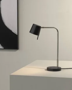 Lampa Stołowa Miura Desk USB Matowy Nikiel (1444007) - Astro Lighting