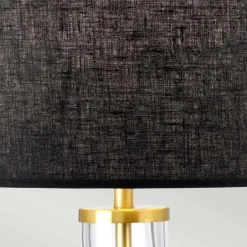 Lampa stołowa Orb (ORB-CLEAR-AB-BLK) - Elstead Lighting