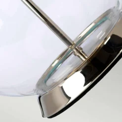 Lampa stołowa Orb (ORB-CLEAR-PN-BLK) - Elstead Lighting