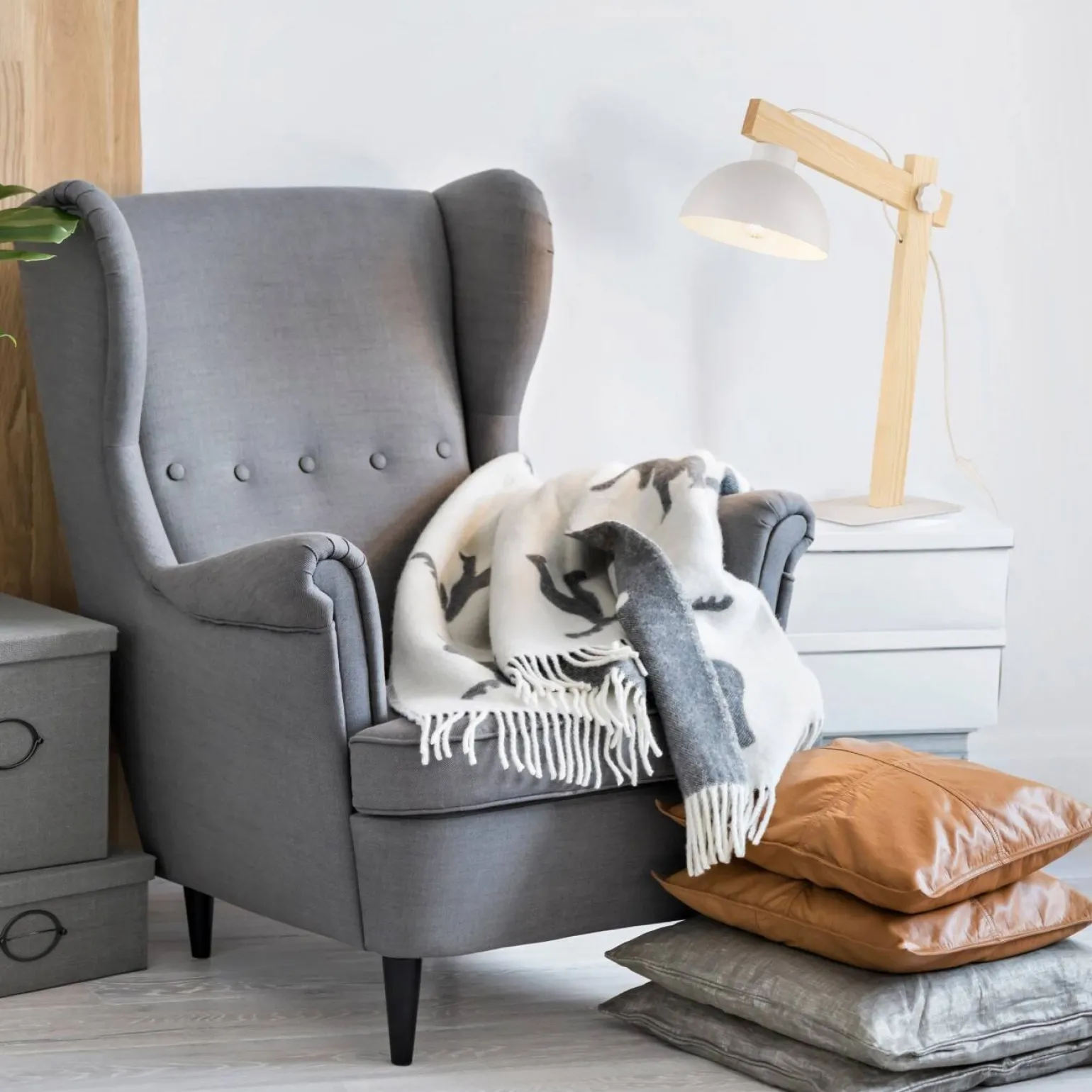 Lampa stołowa OSLO biała (5347) - TK Lighting