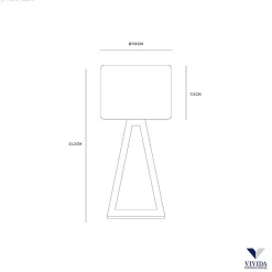 Lampa Stołowa PUP GLASS (0028.70 DIM) - Vivida