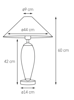 Lampa stołowa REA (40605102) KASPA