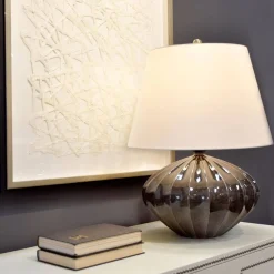 Lampa stołowa Rib Pumpkin (RIB-PUMPKIN-TL) - Elstead Lighting