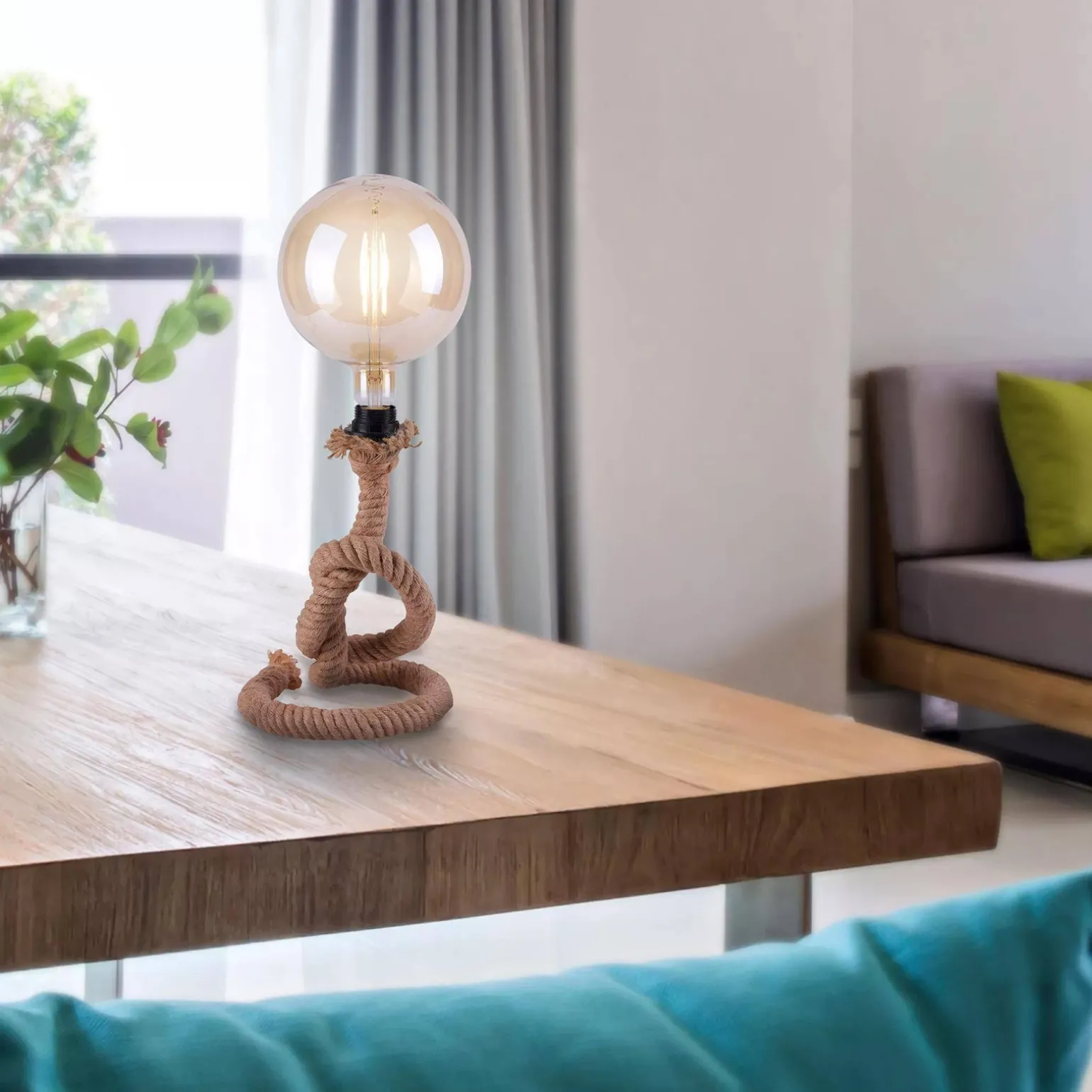 Lampa stołowa ROPE (15480-18) - Paul Neuhaus