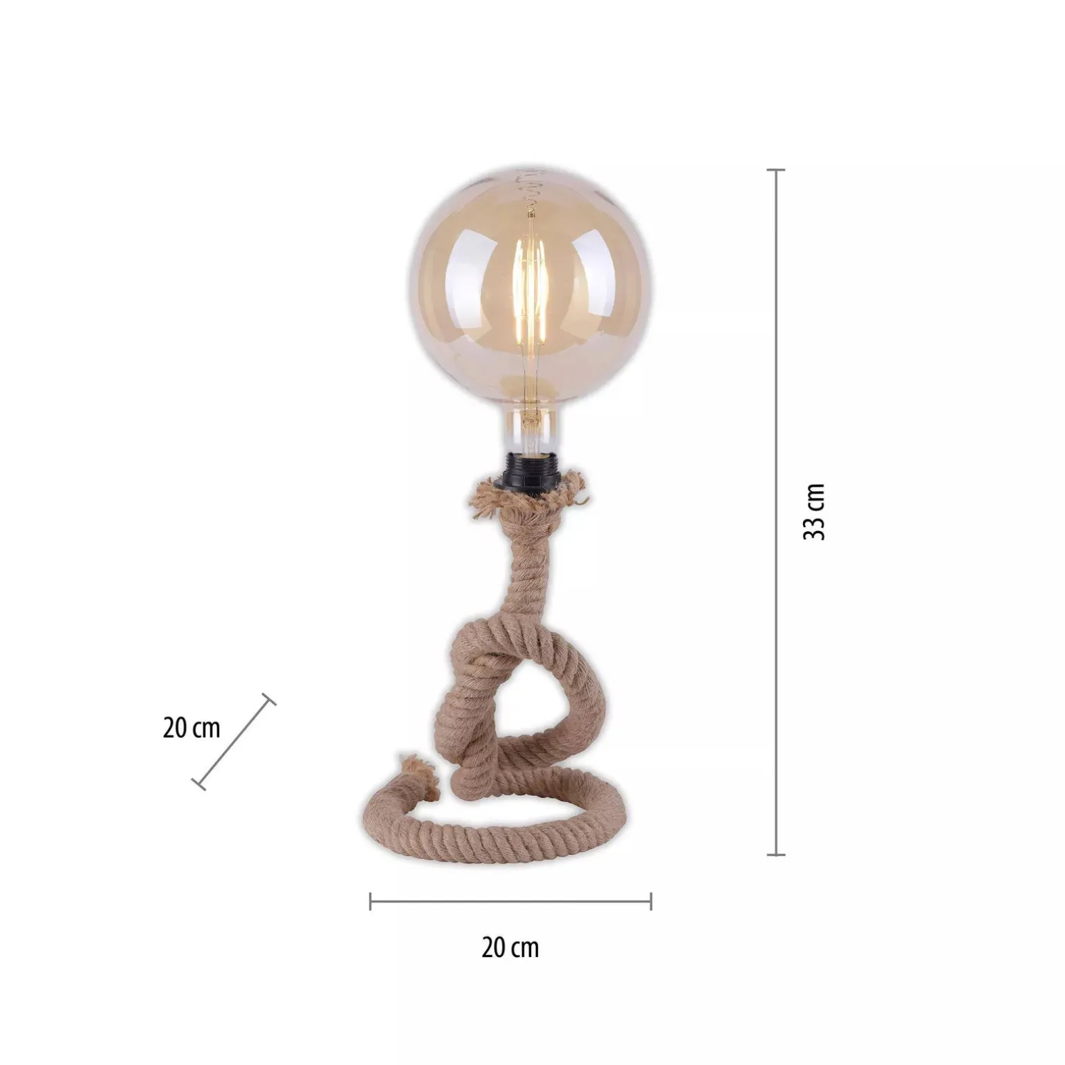 Lampa stołowa ROPE (15480-18) - Paul Neuhaus