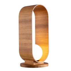 Lampa stołowa Sfera (QN-SFERA-TL-L-TEAK) - Quintiesse