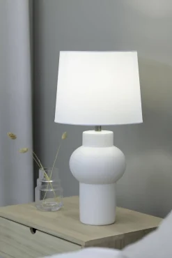 Lampa Stołowa SHAPE 1L White/White (108450) - Markslojd