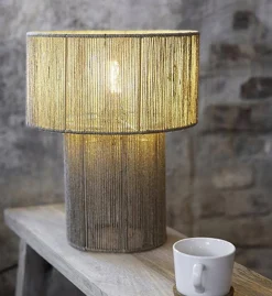 Lampa stołowa SOGA 1L Natural (108769) Markslojd