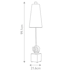 Lampa stołowa Swirl (FB-SWIRL-TL) - Elstead Lighting