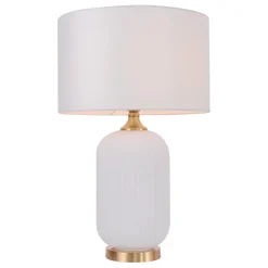 Lampa stołowa Tamiza 65 cm biała 1xE27 (LP-1515/1T big white) - Light Prestige