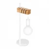 Lampa stołowa TOWNSHEND LED biała/drewniana (33163 - Eglo)