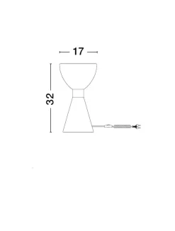 Lampa stołowa wewnętrzna TARABUCO (LE44686) - Luces Exclusivas