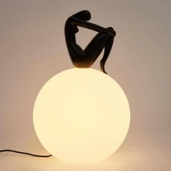 Lampa stołowa WOMAN-2 czarna 35 cm (ST-6020-B black) - Step into Design