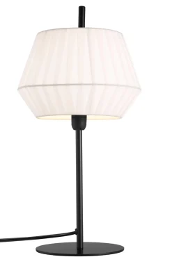 Lampa stołowa z bawełnianym abażurem DICTE Nordlux E14 40W Tekstylia Biały