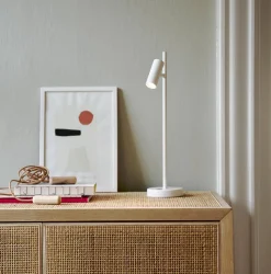 Lampa stołowa ze ściemniaczem OMARI Nordlux LED Metal Biały