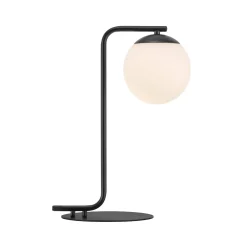 Lampa stołowa ze szklanym kloszem GRANT Nordlux E14 40W Szkło Czarny
