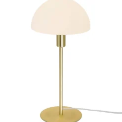 Lampa stołowa ze szklanym kloszem ELLEN Nordlux E14 40W Metal Mosiądz