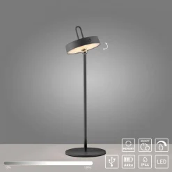 Lampa stołowa zewnętrzna AMAG BLACK IP44 (19310-18) - Paul Neuhaus