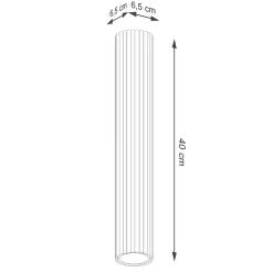 Lampa sufitowa KARBON 30 taupe (SL.1778) - Sollux Lighting