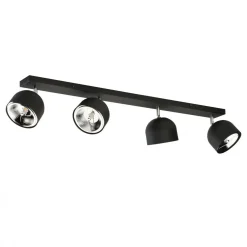 Lampa sufitowa ALTEA BLACK 4 PŁ + ŻARÓWKI (6521) - TK Lighting