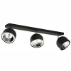Lampa sufitowa ALTEA czarna 3 PŁ + ŻARÓWKI (6520) - TK Lighting