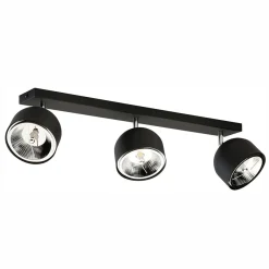 Lampa sufitowa ALTEA czarna 3 PŁ + ŻARÓWKI (6520) - TK Lighting