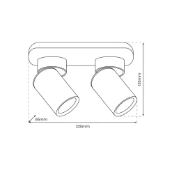 Lampa sufitowa Andy Spot 2 (ML9935) - Milagro