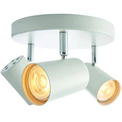 Lampa sufitowa Arezzo 3lt round white 7W (73685) - Saxby