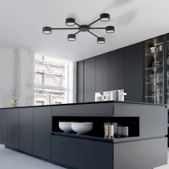 Lampa sufitowa AVIA czarna 6 PŁ (4692) - TK Lighting