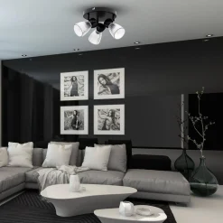 Lampa sufitowa BEST BLACK (round) (ML9973) - Milagro