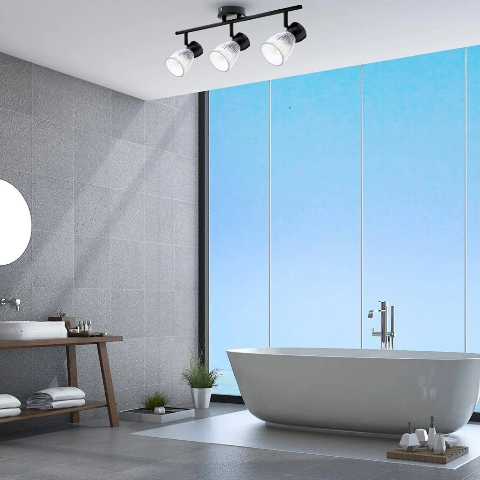 Lampa sufitowa BEST BLACK 3 (ML9972) - Milagro