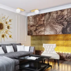 Lampa sufitowa BIANCA złota 1 PŁ (4698) - TK Lighting