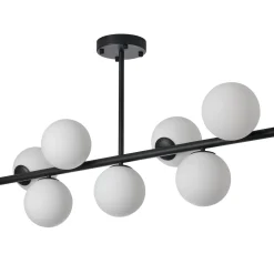 Lampa Sufitowa Bolti 7xE14 czarna (PLC0104-BK) - Yaskr