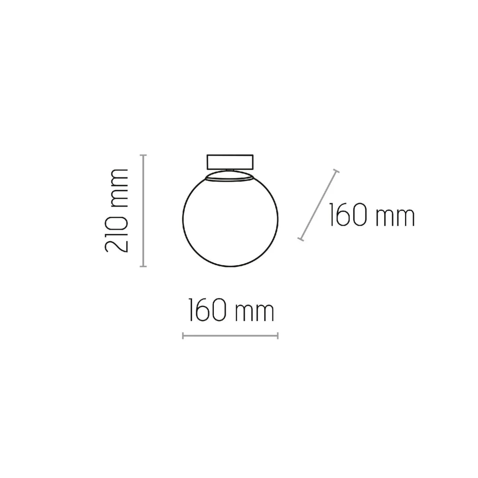 Lampa sufitowa CELESTE 1 PŁ (6216) - TK Lighting