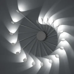 Lampa sufitowa, ścienna HELIX Biała (0047.11.BI DIM) - Vivida