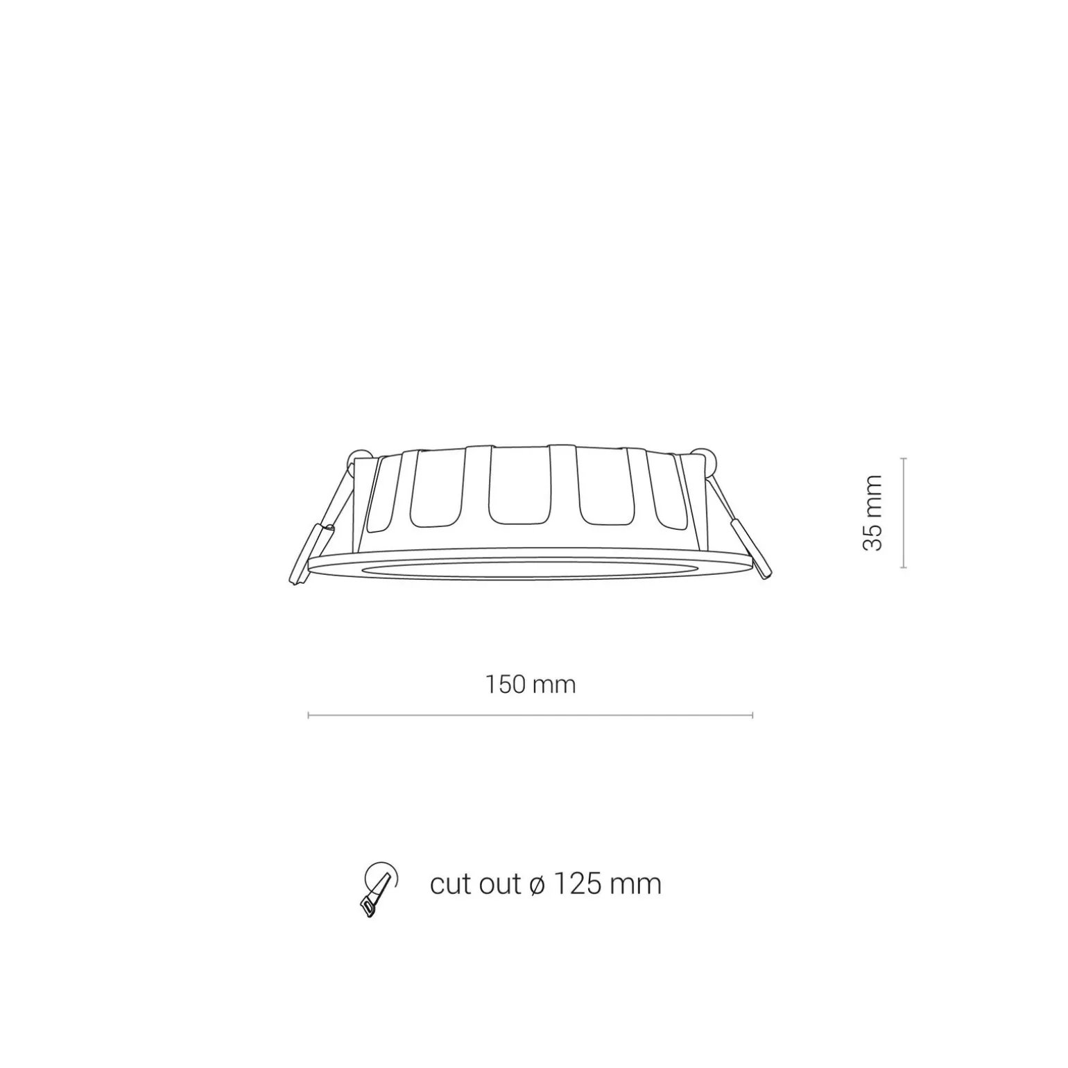 Lampa sufitowa CL KOS LED 10W (8778) - Nowodvorski