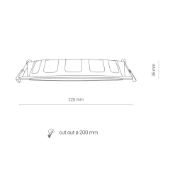 Lampa sufitowa CL KOS LED 24W (8775) - Nowodvorski