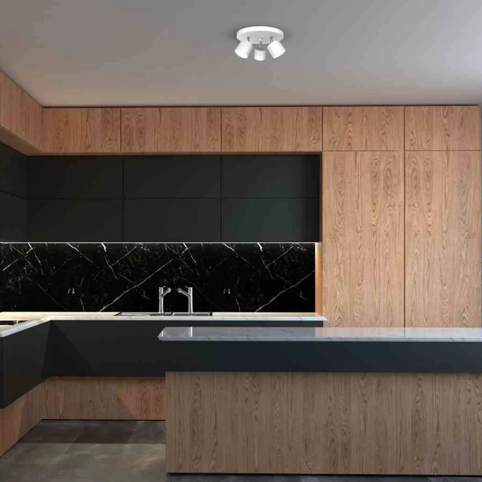 Lampa sufitowa DIXIE WHITE 3xGX53 (MLP7597) - Milagro