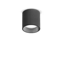 Lampa Sufitowa DOT Czarny (DOT_PL_ROUND_NERO_3000K) - Ideal Lux