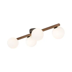 Lampa sufitowa ESTERA WOOD ORZECH 4 PŁ (10270) - TK Lighting