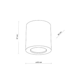 Lampa sufitowa EVE WOOD BUK (10121) - TK Lighting