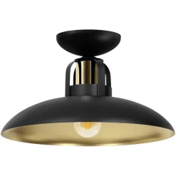 Lampa sufitowa FELIX BLACK/GOLD 1 (MLP8905) - Milagro